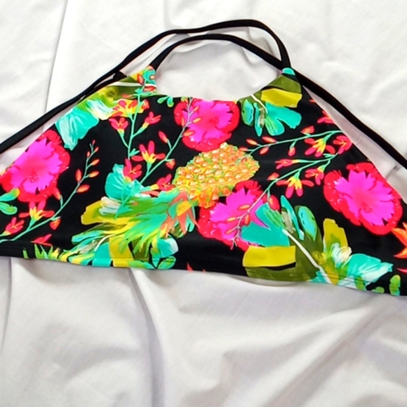 BODY GLOVE  Bikini Top SMALL PETITE Swim Vacation Multi-color PADDED New Summer - Picture 4 of 6